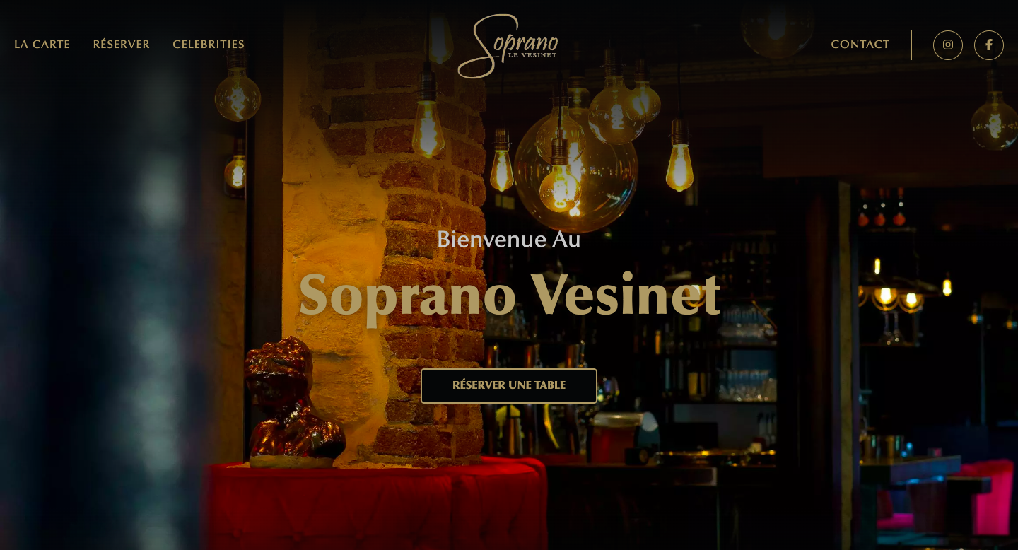Expérience digitale immersive pour un restaurant gastronomique